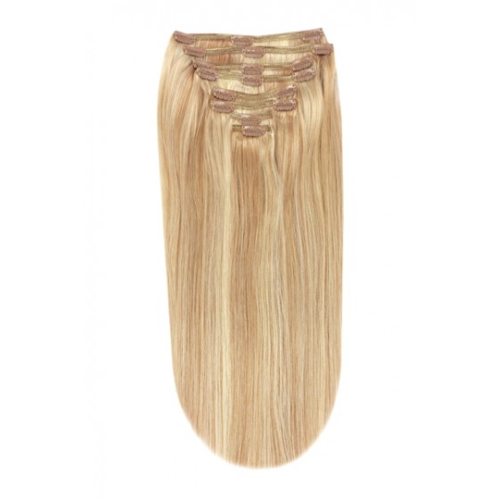 Remy Human Hair extensions straight - bruin / blond 12/16/613