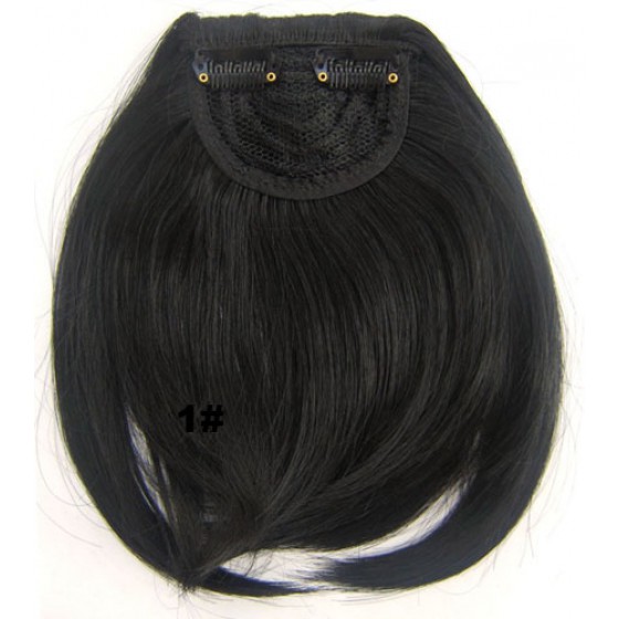 Pony hairextension clip in zwart - 1#