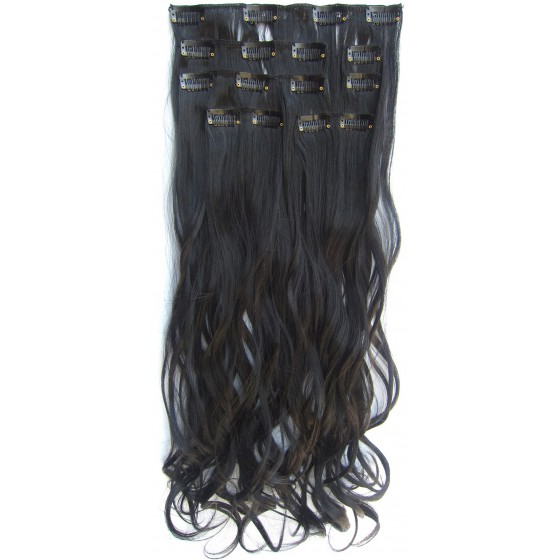 Clip in 7 set wavy 1#