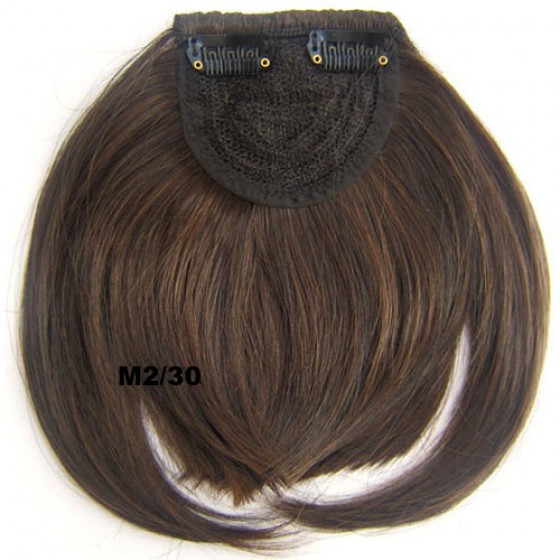Pony hairextension clip in bruin / rood - M2/30#