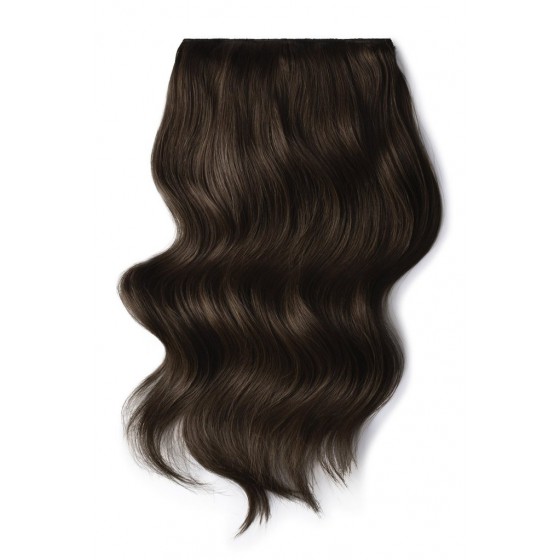 Remy Human Hair extensions Double Weft straight - bruin 3#
