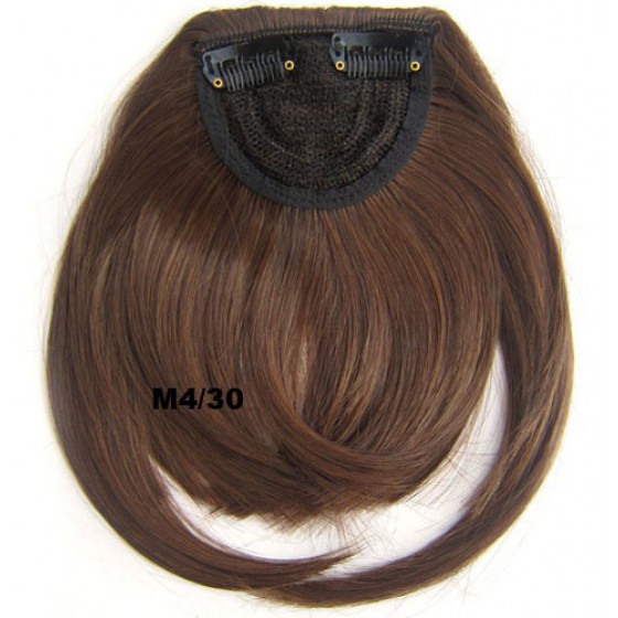 Pony hairextension clip in bruin / rood - M4/30#