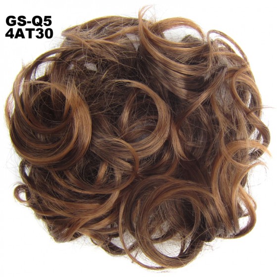 Haar Wrap bruin/rood 4AT30#