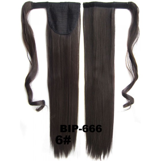Wrap Around paardenstaart straight 6#