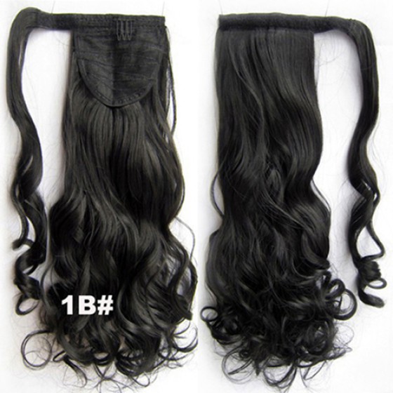 Wrap Around paardenstaart wavy 1B