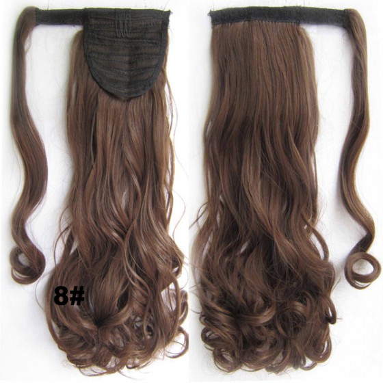 Wrap Around paardenstaart wavy 8#
