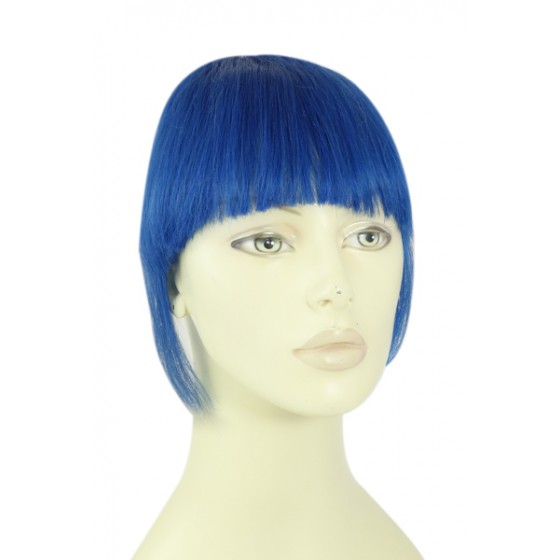 Remy Human Hair Clip-in Pony blue - blauw