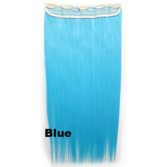 Clip in 1 baan straight Blue