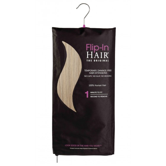 Flip-In Hair 12/613+613 Caramel/Light Blonde + Light Blonde 12"