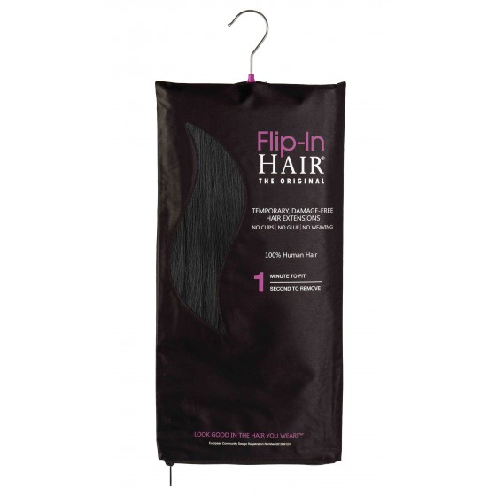 Flip-In Hair 1 Black