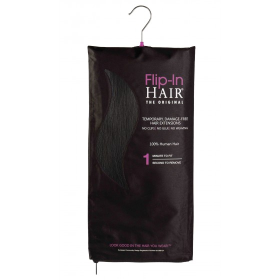 Flip-In Hair 1B Brown Black