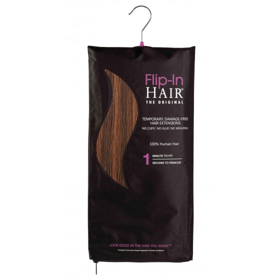 Flip-In Hair 4/30 Rich Brown/Light Auburn