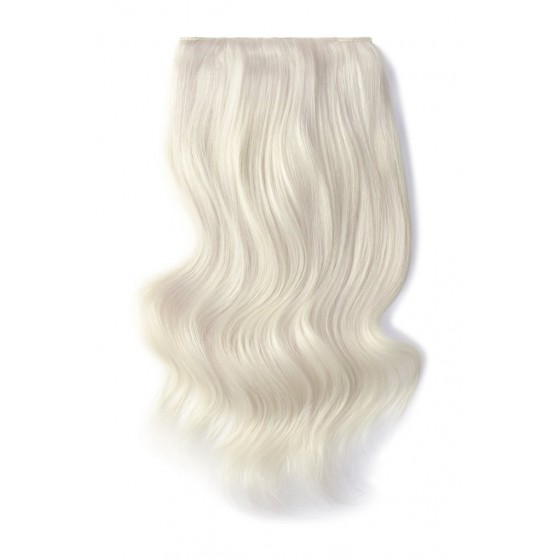Remy Human Hair extensions Double Weft straight - Ice Blond