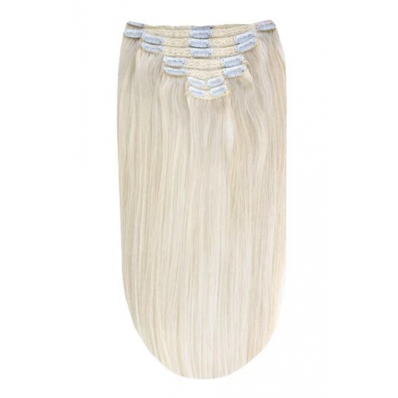 Remy Human Hair extensions straight Iceblonde