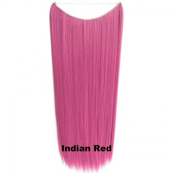 Wire hair straight Indian Red