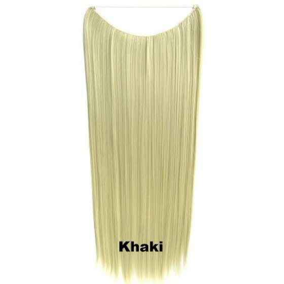 Wire hair straight Khaki