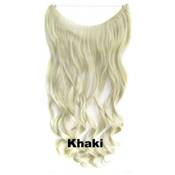 Wire hair wavy Khaki