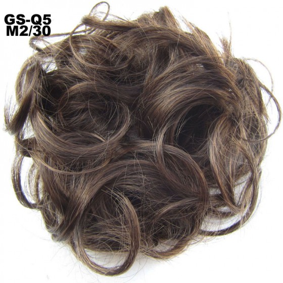 Haar Wrap bruin/rood M2/30#