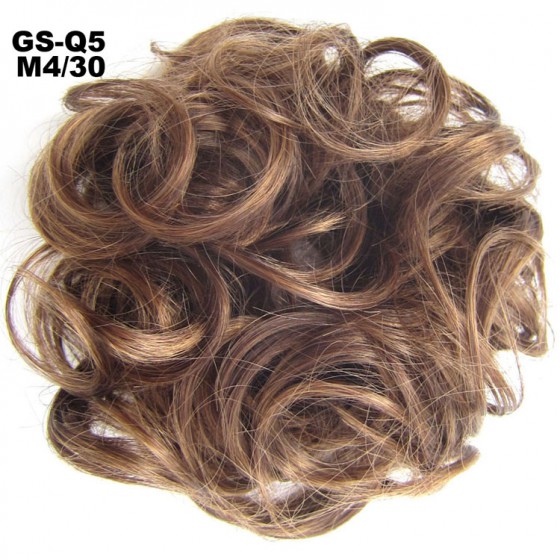 Haar Wrap bruin/rood M4/30#