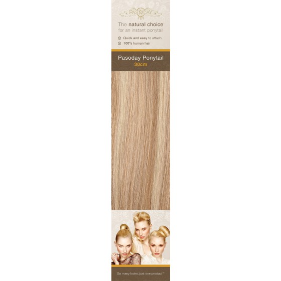 Flip-In Hair Pasoday Ponytail - 12/16/613 Caramel/Warm/Light Blonde