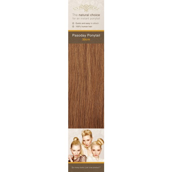 Flip-In Hair Pasoday Ponytail - 30 Light Auburn