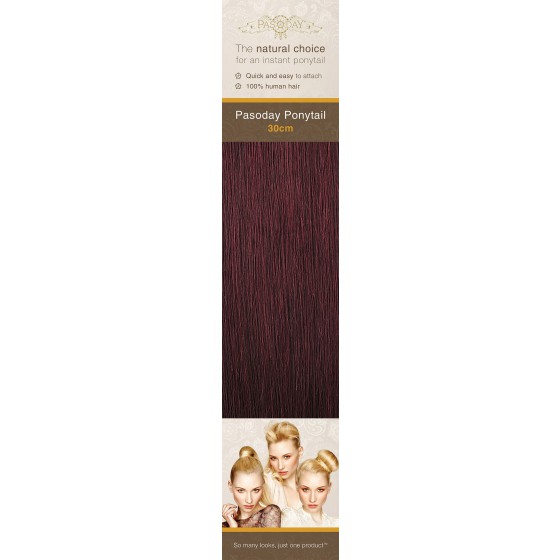 Flip-In Hair Pasoday Ponytail - 99 Burgundy
