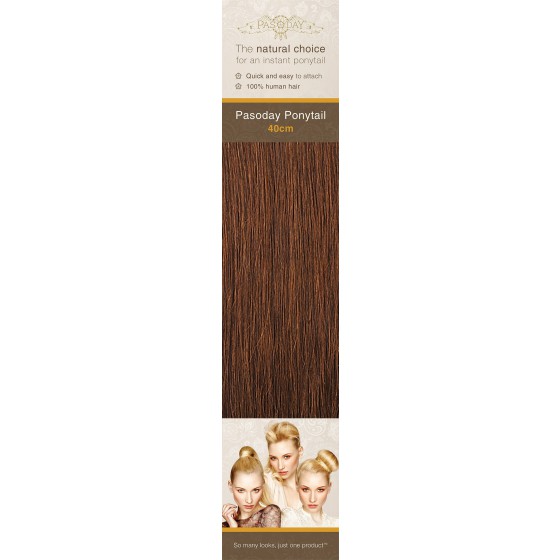 Flip-In Hair Pasoday Ponytail - 5 Chestnut Brown