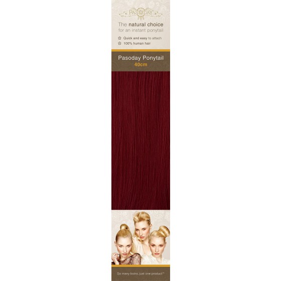 Flip-In Hair Pasoday Ponytail - Plum