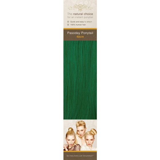 Flip-In Hair Pasoday Ponytail - Emerald Green