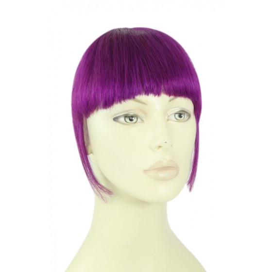 Remy Human Hair Clip-in Pony purple - paars