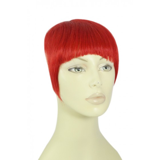 Remy Human Hair Clip-in Pony rood - red
