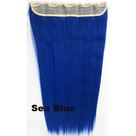 Clip in 1 baan straight Sea Blue