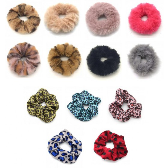 Scrunchie - set 13 stuks