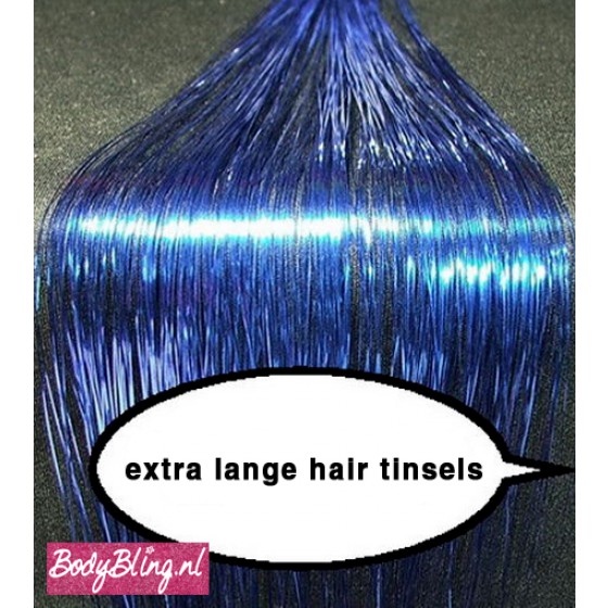 Hair Tinsels Sparkling blue #22