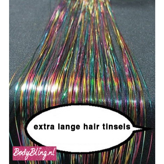 Hair Tinsels Shiny rainbow #4