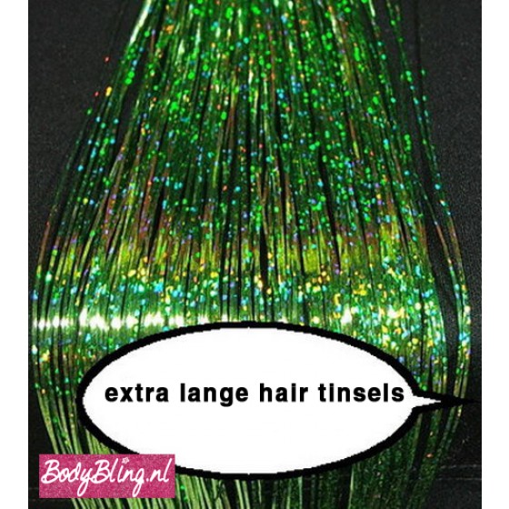 Hair Tinsels Sparkling green #23