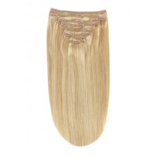 Remy Human Hair extensions straight - bruin / blond 10/16