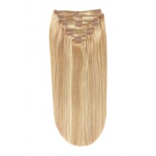 Remy Human Hair extensions straight - bruin / blond 12/16/613
