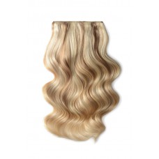 Remy Human Hair extensions Double Weft straight - bruin / blond 12/16/613#