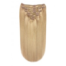 Remy Human Hair extensions straight - blond 14#