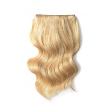 Remy Human Hair extensions Double Weft straight - blond 16/613#