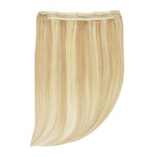 Remy Human Hair extensions Quad Weft straight 16" - blond 16/613#