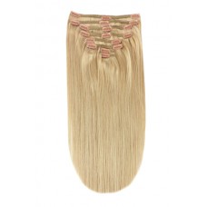 Remy Human Hair extensions straight - blond 16#