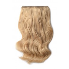 Remy Human Hair extensions Double Weft straight - blond 16#