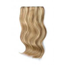 Remy Human Hair extensions Double Weft straight - blond 18/613#