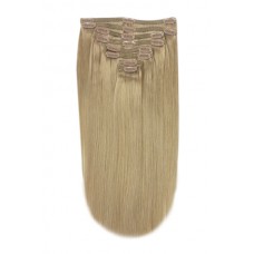 Remy Human Hair extensions straight - blond 18#