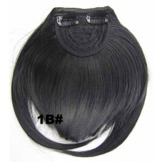 Pony hairextension clip in zwart - 1B#