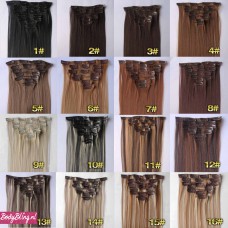 Clip in 7 set straight P22/10