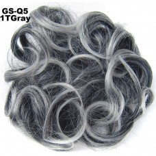 Haar Wrap zwart / grijs 1TGray#