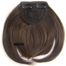 Pony hairextension clip in bruin / rood - M2/30#